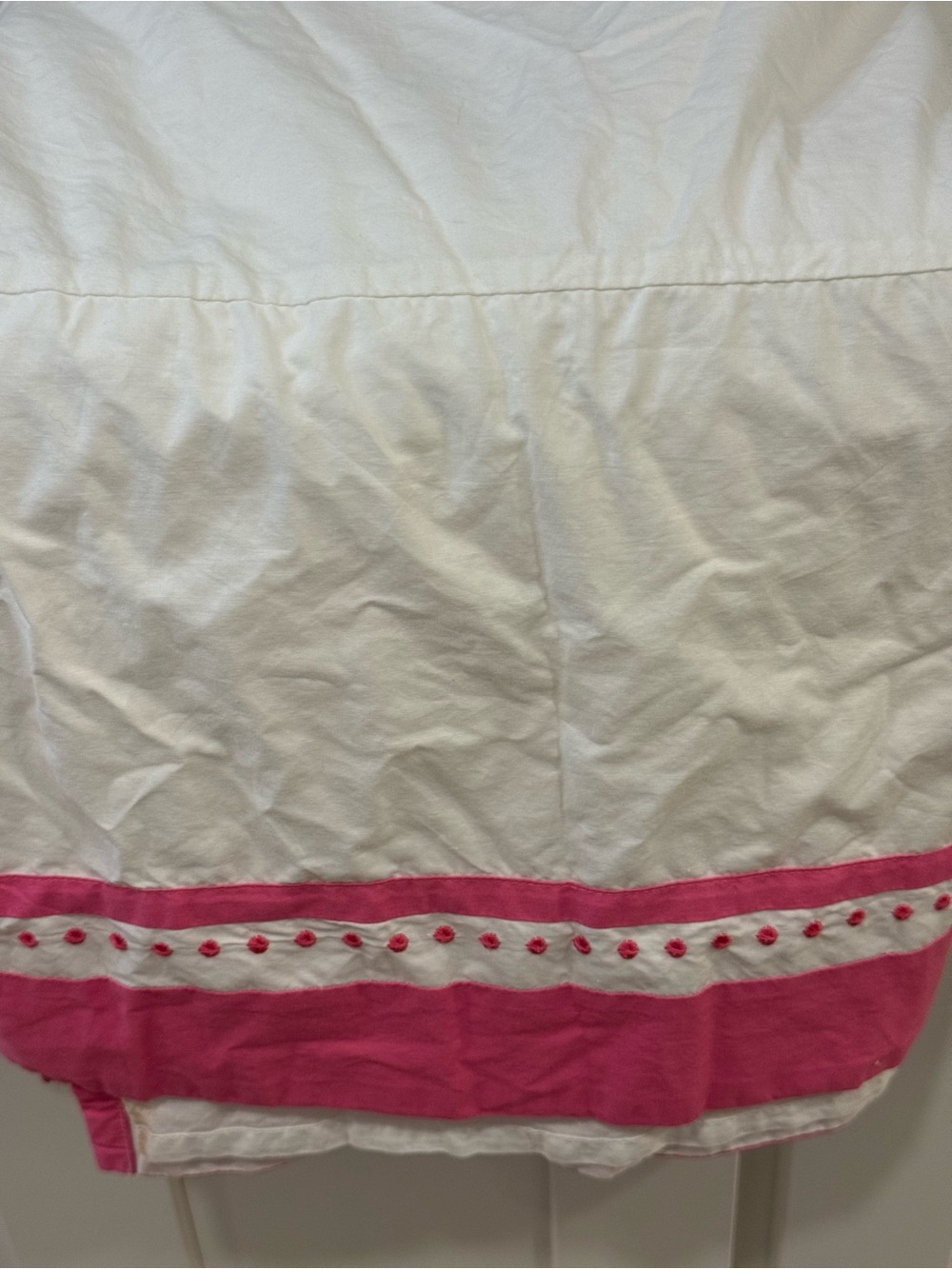 Pottery Barn Kids Sadie Crib Skirt (Dust Ruffle
